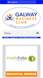 Mobile Screenshot of galwaybusinessclub.com